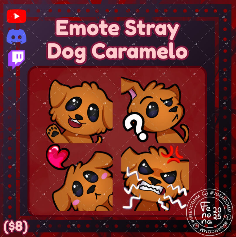 Emote Stray Dog Caramelo